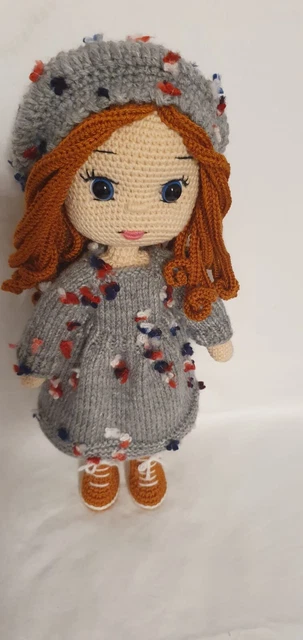 Amigurumi Puppe gehäkelt Luxuspuppe 32cm