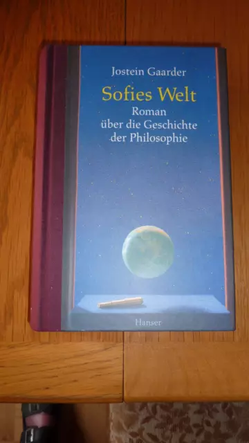 Sofies Welt von Jostein Gaarder. "Roman über die Geschichte der Philosophie" Abb