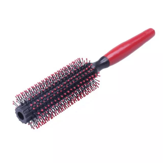 Women Round Hair Care Brush Hairbrush Salon Styling Comb-Curling Dressing *1