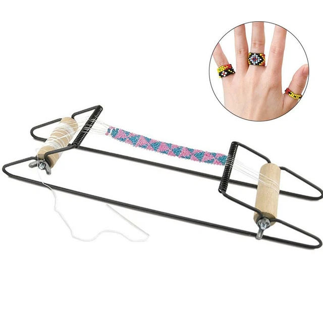 Hágalo usted mismo Telar de Cuentas de Tejido de Madera Kit Pulsera Joyería Herramienta de Tejer Hecha a Mano