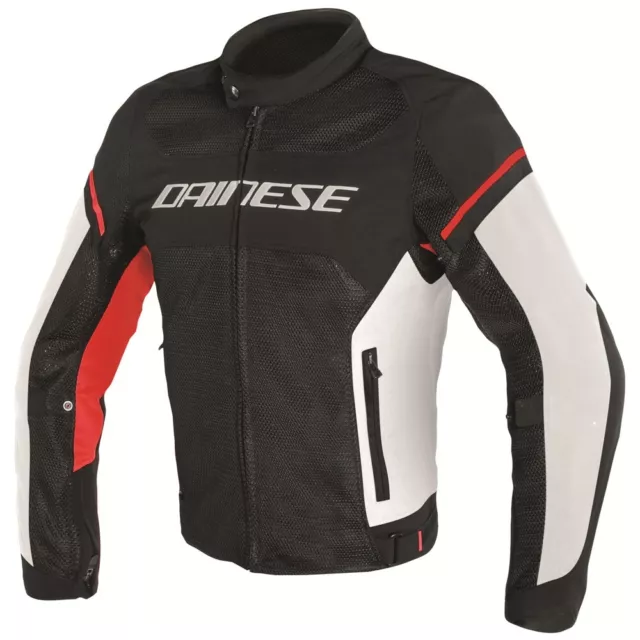 Motorcycle Textil Jacket DAINESE AIR FRAME D1 TEX black/white/red - size 56