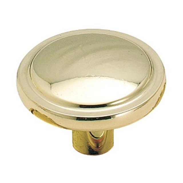 Amerock BP3443-3 Polished Brass 1 3/16" Cabinet Knob Pulls (5 PACK)