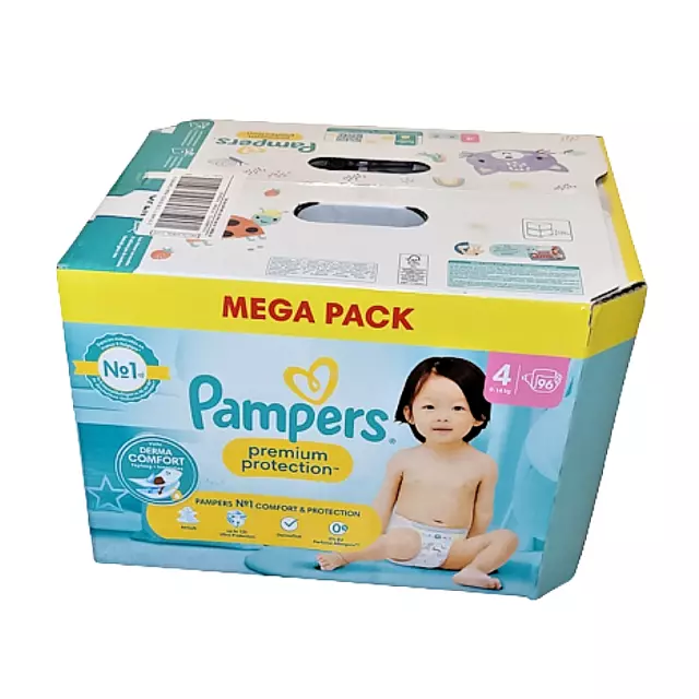 Pampers Harmonie Mega Pack de 80 Couches paquet Taille 4 bébé de 9 à 14 Kg