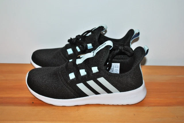 adidas Kids' Cloudfoam Pure 2.0 Black Running Shoes - Size 4 Youth adidas Kids' Cloudfoam Pure 2.0 Black Running Shoes - Size 4 Youth