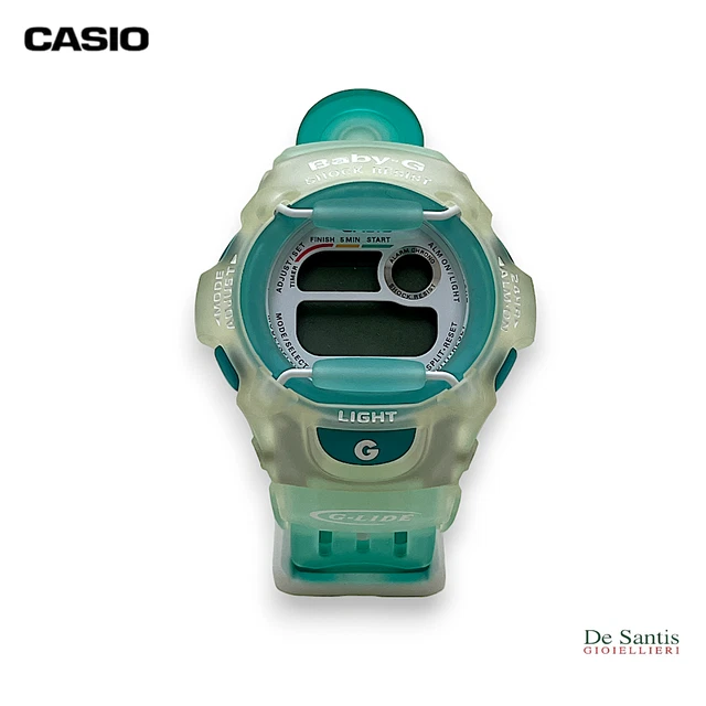 OROLOGIO DA POLSO Casio bambino/a unisex gomma verde acqua G-SHOCK