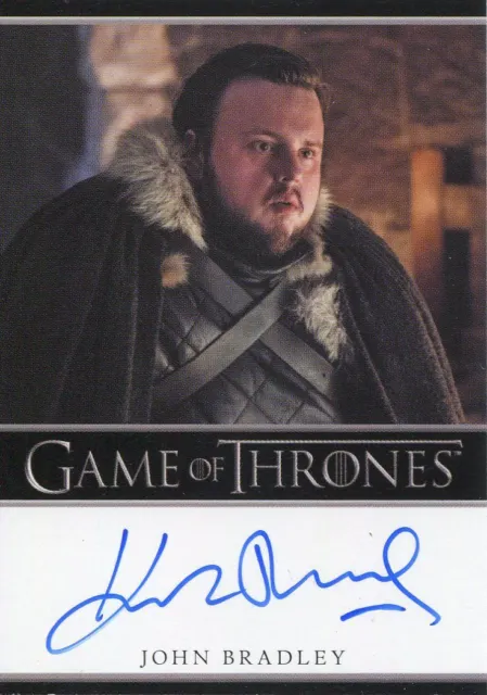 Game Of Thrones Inflexions BD Autograph Card John Bradley as Samwell Tarly