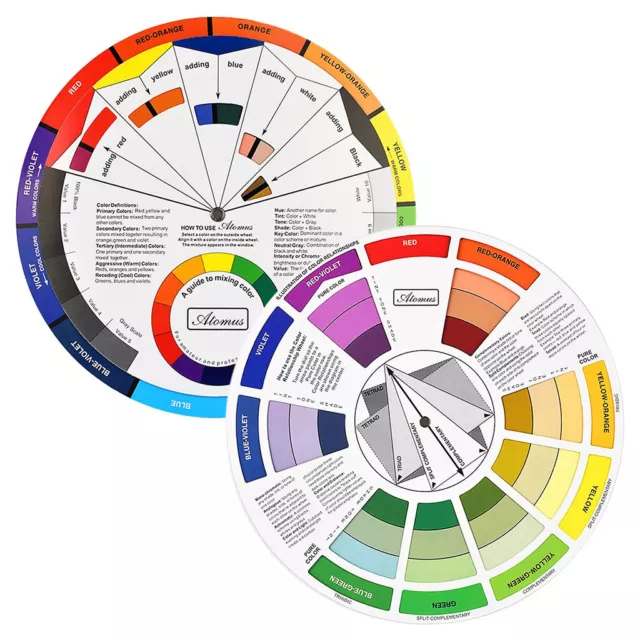 Mini Colour Wheel Paint Mixing Kids   Art Painting  Chart Wheel 235mm