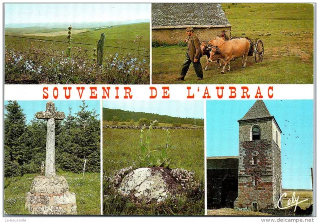 12 Souvenir de l'Aubrac (carte multivues)