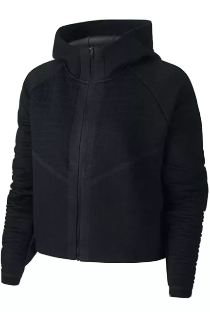 NIKE SPORTSWEAR CITY Ready Women s Tech Pack Jacket Black SIZE L