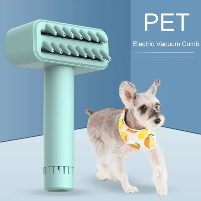 Pet Dog Cat Electric Vacuum Comb Brush Pet Grooming brush Flea Head Lice Removal
