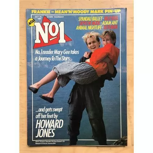 Howard Jones No.1 Magazine Oct 20 1984 Howard Jones Cover With More Inside Uk