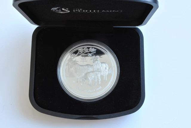 2015 Australia silver lunar year of the Goat 1 oz  Proof