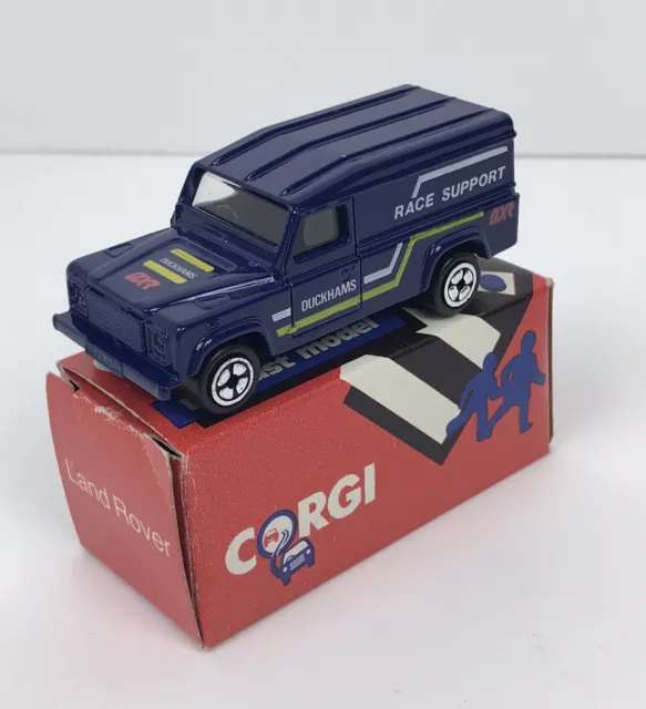 New Corgi Junior model Land Rover Duckhams QXR oil 1985 (MIB)
