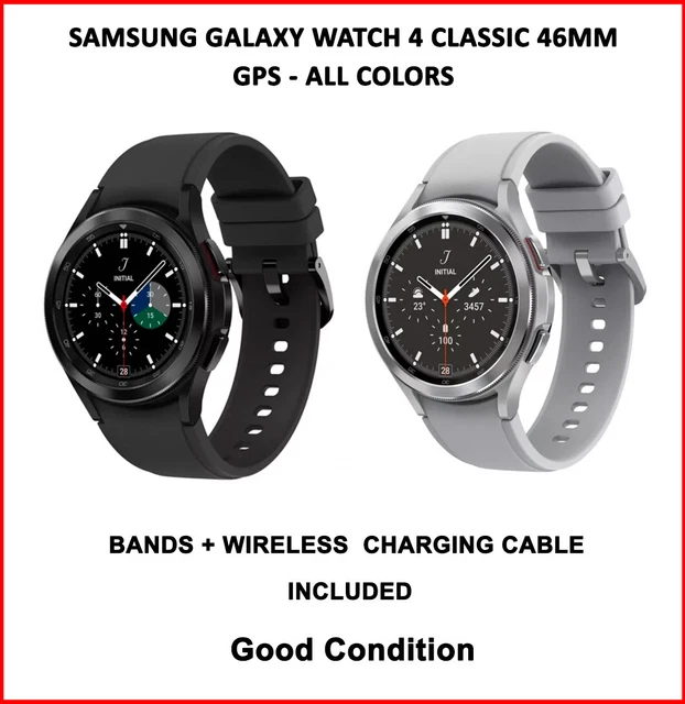 SAMSUNG GALAXY WATCH4 Classic 46mm Stainless Steel SMR890 WIFI + GPS