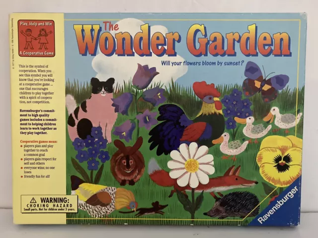 Ravensburger The Wonder Garden Board Game #213139  1996