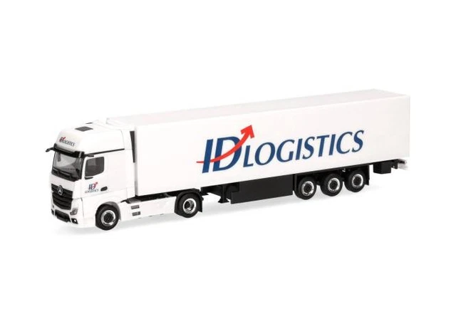 Modellino Herpa Camion MB Actros 18 L GigaSpace – Ga-KSZ Ferntrans Haas Junghans 1:87 - Foto 3