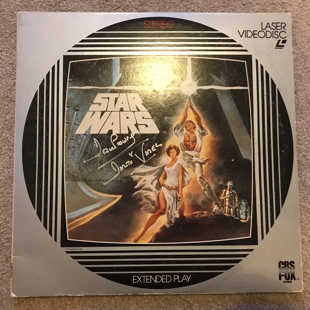 STAR WARS SIGNED laserdisc japan jap version laser disc