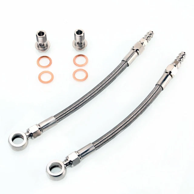 TRITDT Universal DIY Turbo Water Line Kit Fit Garrett GT3788R GT4088R GT4094