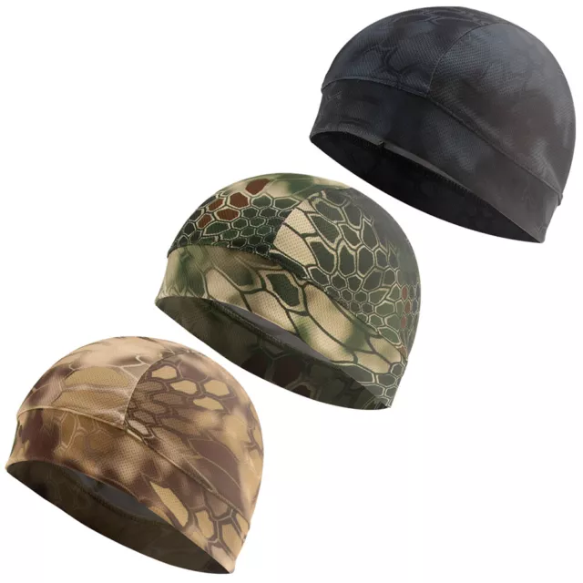 Liner Cap MTB Mountain Road Bike Windproof Sunscreen Python Pattern Hat Headwear