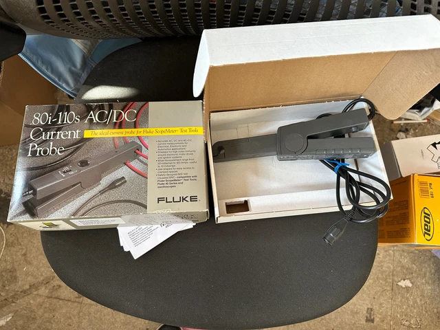 Fluke 80i-110s AC/DC  Clamp On Current Probe W/ BOX