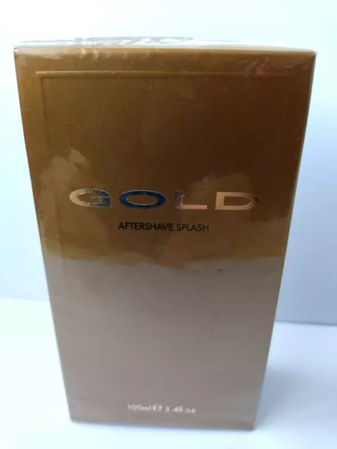 New Sealed/Boxed Yardley Gold 100Ml Aftershave Splash