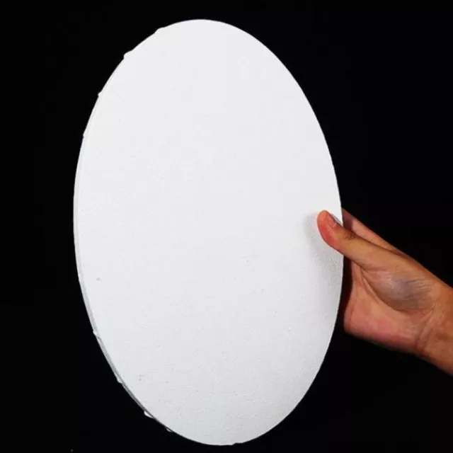 Blank Oval Oil Canvas Wooden Drawing Board Picture Frame Painting Board  Artist