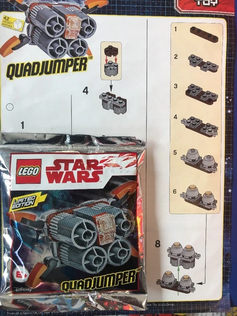 LEGO STAR WARS Quadjumper limited edition foil pack With
