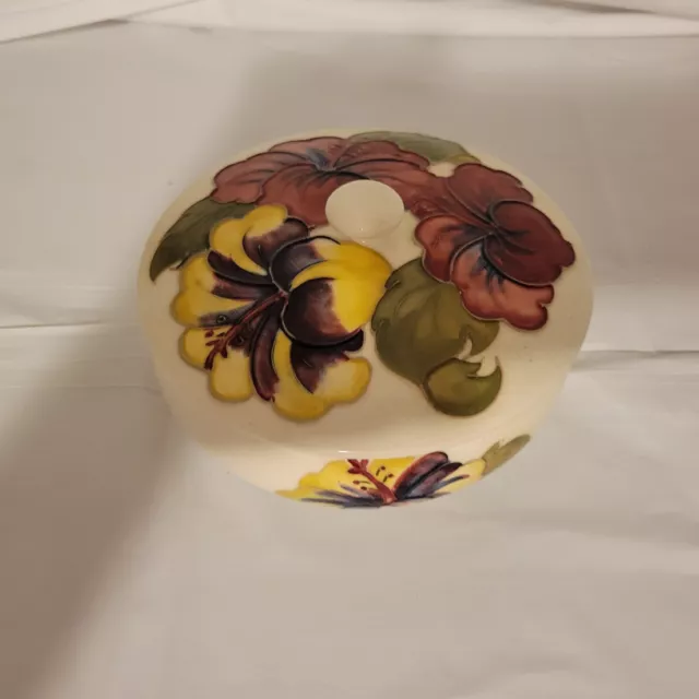 Vintage Hibiscus Covered Bowl 2