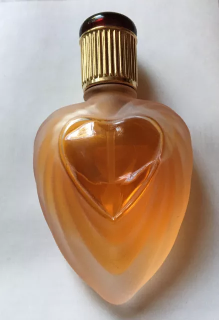 Vintage Victoria's Secret Rapture Cologne Spray 0.75 oz Frosted Heart Bottle