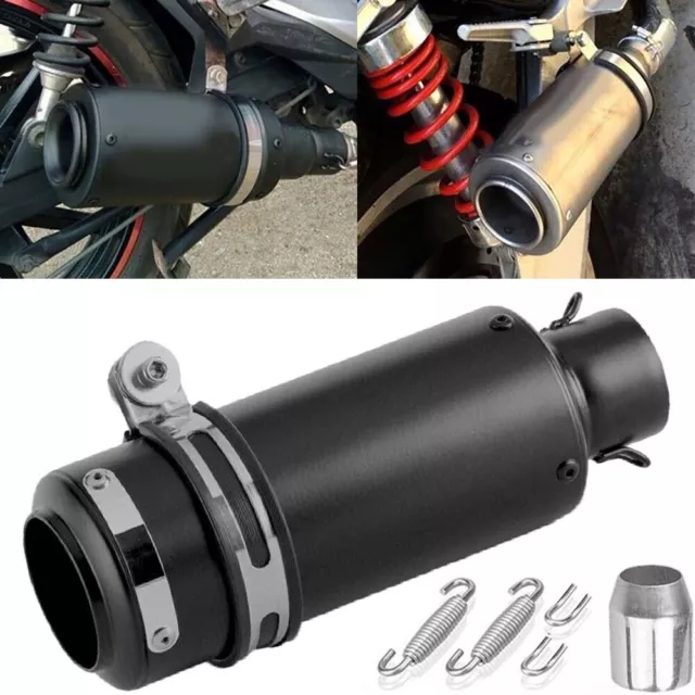 38-51mm Motorcycle Exhaust Tip Muffler Tail Pipe Slip On Kawasaki KLR250 KLR650