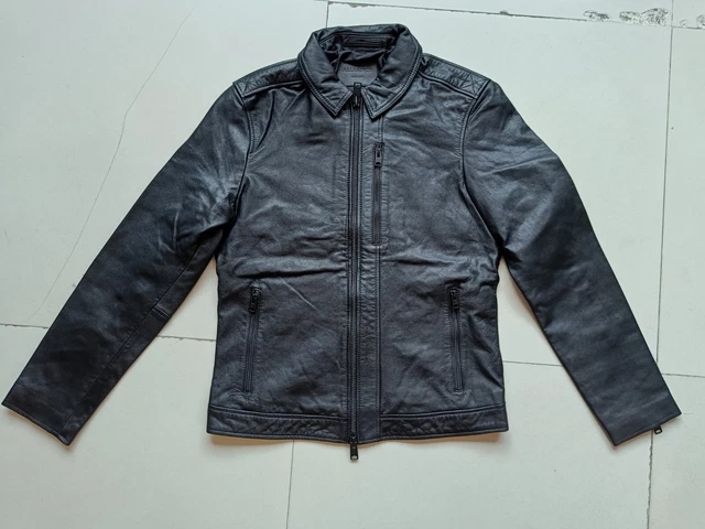 Allsaints Timo Leather Jacket $520 WORLDWIDE SHIPPING