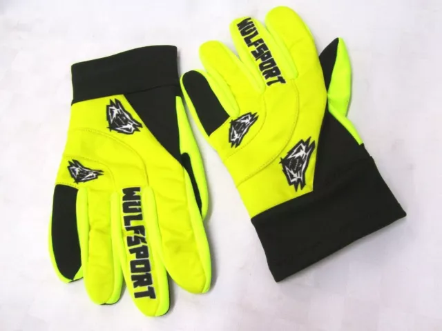 Wulfsport Yellow motocross Adult gloves size Medium motorbike mx leisure MTB