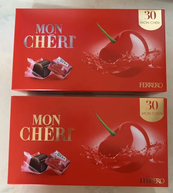 16 Bonbons de Chocolat Noir Fourrés Cerise Mon Chéri Ferrero 168g