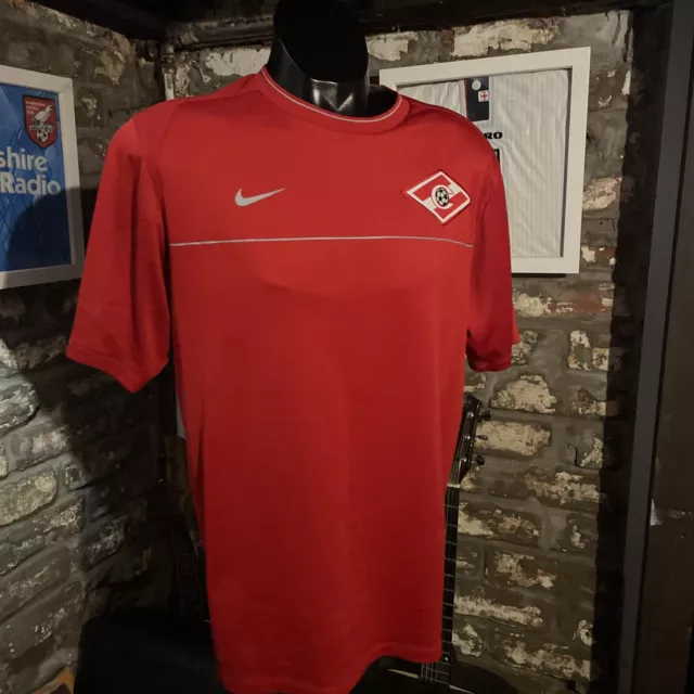 SPARTAK MOSCOW RUSSIA TRAINING FOOTBALL  SHIRT JERSEY NIKE SIZE Large L ADULT