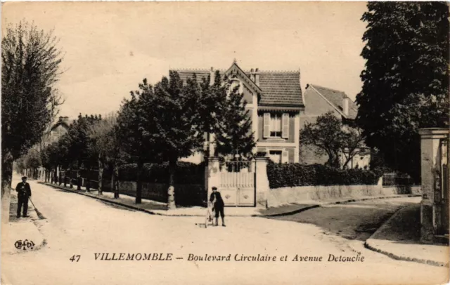CPA VILLEMOMBLE - Boulevard Circulaire et Avenue Detouche (741209)