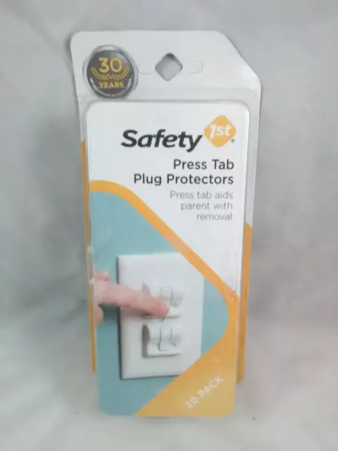 NEW - Outlet Safety Covers, Safety 1st Press Tab Plug Protectors, Baby Proofing