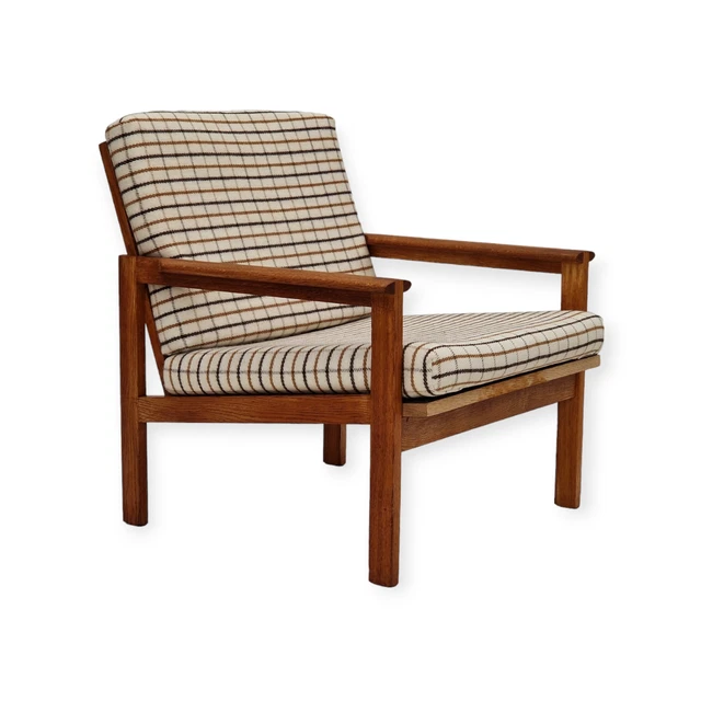 70s, Danish design by Illum Wikkelsø, model Capella, armchair, wood