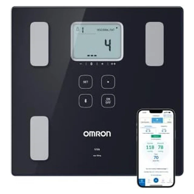 OMRON VIVA BLUETOOTH Smart Scale and Body Composition Monitor Black HBF222TEBK £79.49