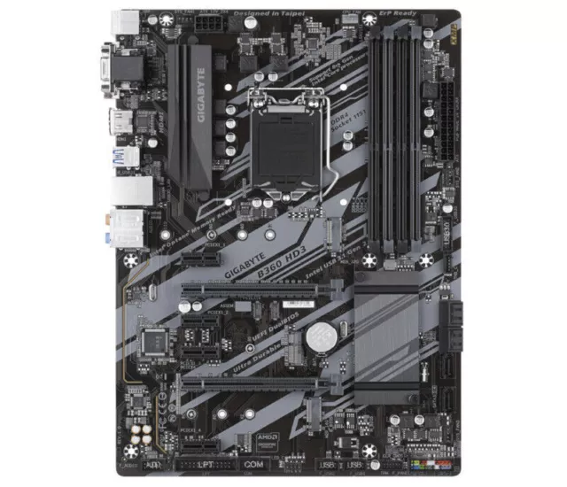 Gigabyte B360 HD3 Motherboard Intel B360 LGA 1151 DDR4 ATX DVI-D Core D-Sub HDMI