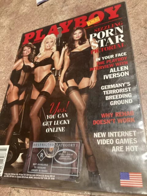 US Playboy Magazine March 2002  Ltd Stock Sealed Since New Porn Star Pictorial