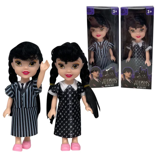 6-11in Movie Wednesday Addams Dolls Kid Girls Birthday Gift Action Figure Toy💖 3
