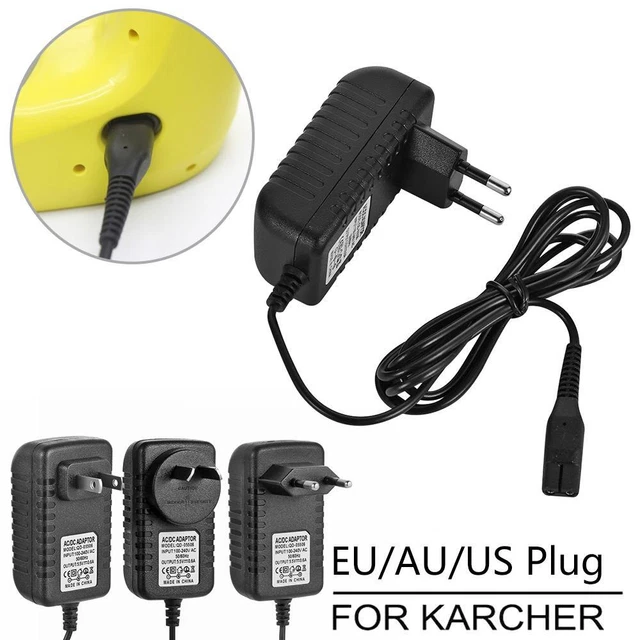 Vacuum Power Supply Battery Charger Adapter For Karcher WV2 50 60 70 75 Series
