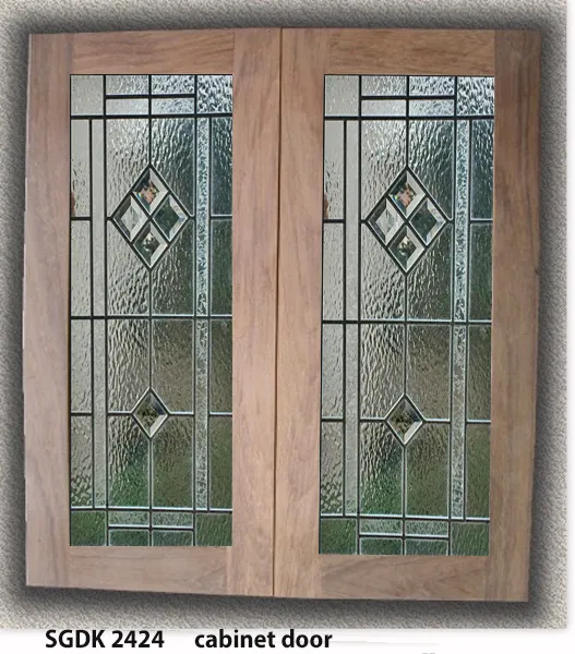 Genuine Leaded glass inserts  for  Kitchen cabinet Doors We make all sizes