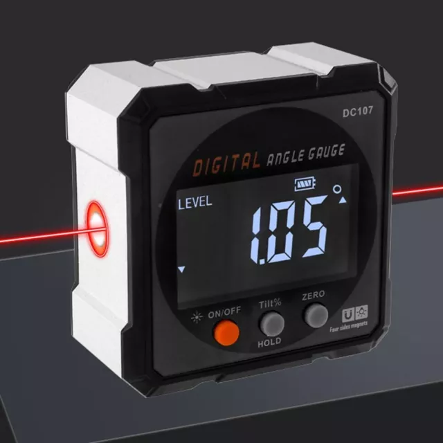 Rétroéclairage Protractor numérique laser Niveau Angle Finder  Construction