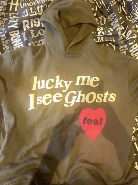 KIDS SEE GHOSTS Hoodie V2 Size Medium Virgil Abloh OFF WHITE Yeezy Kanye 100.00 PicClick UK