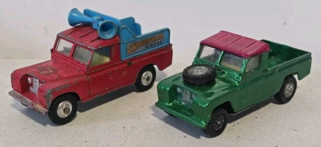 corgi TOYS vintage land rover pinder et dumper thwaites