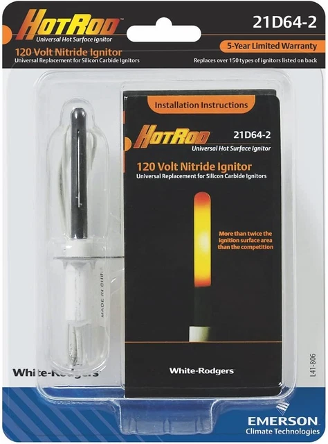 Emerson 21D64-5PK Hot Rod Universal Surface Ignitor, 5-Pack