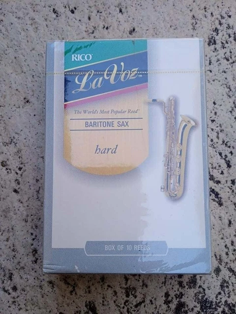 anches LA VOZ pour saxophone baryton - boîte de 10 - HARD - neuf sous blister