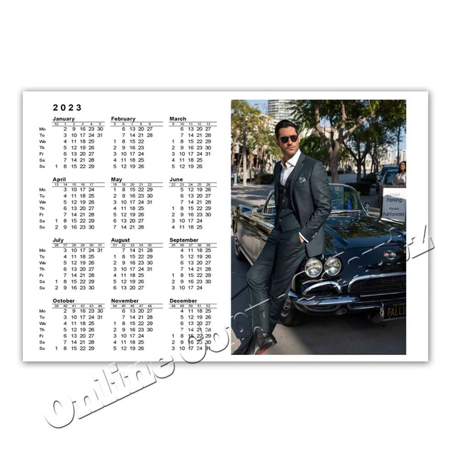 TOM ELLIS ALIAS Lucifer + Taschenkalender 2024 [K1] Calendar EUR 2,99