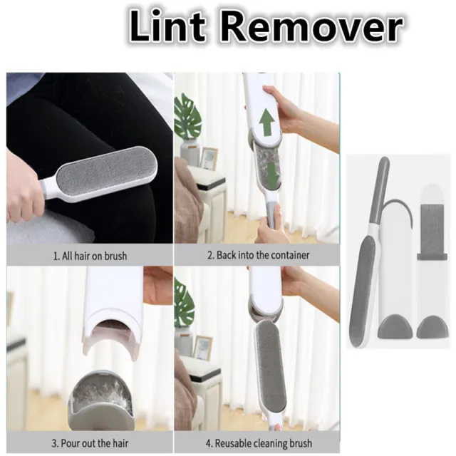 Pet Hair Lint Remover Dog Cat Cleaning Brush Reusable Hair Roller Sofa Clothes